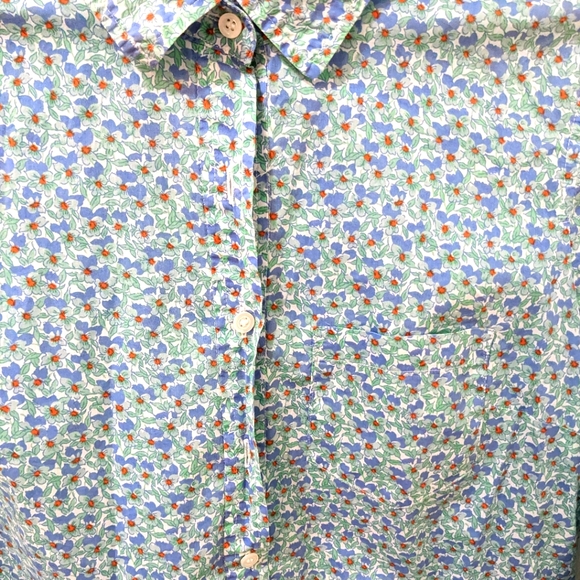 Floral JCrew Shirt - Picture 3 of 5
